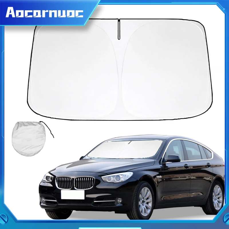 For BMW 5 Series GT i7 X7 M50i M5 M6 Car Window Sunshade Cover Sun Shade Windshield Visor Protector Windscreen UV Protection