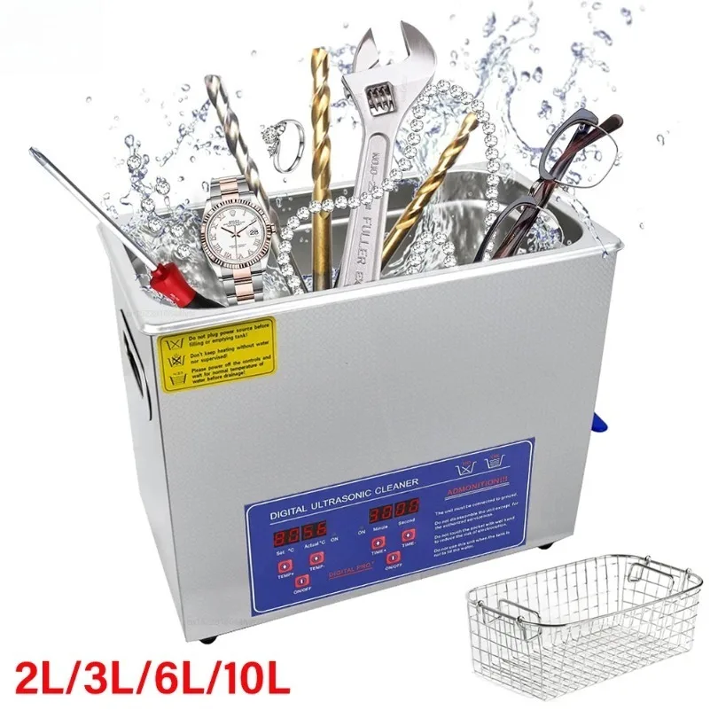 

Ультразвуковая Мойка 2Л 3Л 6Л 10Л: Ультразвуковая Ванна для Очков, Ювелирных Изделий, Линз, Очиститель Плат, Ультразвуковая Моечная Машина, Посудомоечная Машина
