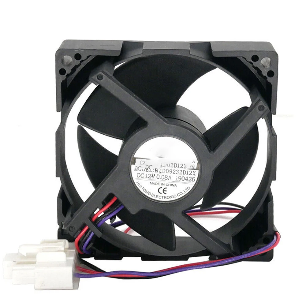 

DC 12V Refrigerator Fan for Midea Freezing Cooling Fan HTD09232D12X DC12V 0.08A Refrigerators Freezer Cooler Accessories 9.2CM