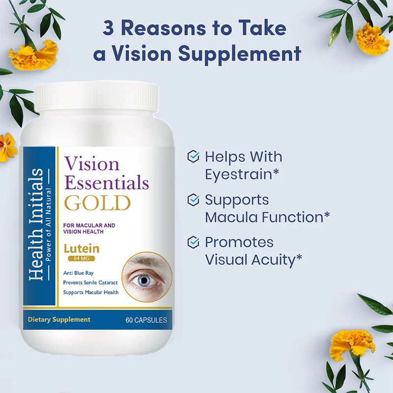 High Potency Lutein Capsules - Relieve Eye Fatigue, Dry Eye and Vision Health, Eye Health Supplements