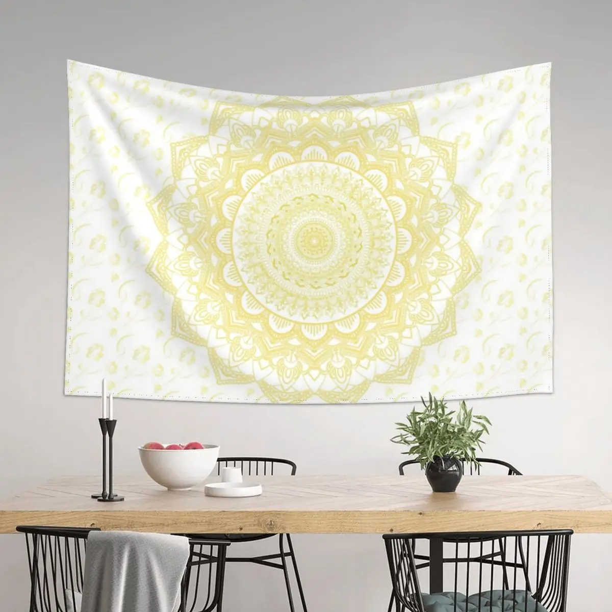 

Yellow Mandala Tapestry Wall Decorations Luxury Living Room Decoration Bedroom Decorations Tapestry