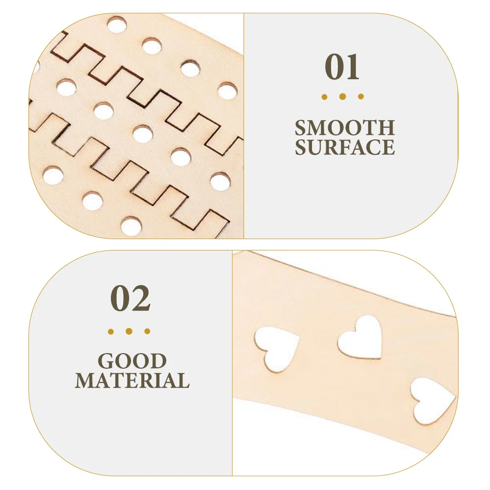 

2Pairs Wood Sock Blockers Knitting Molds Safe Durable Texture Practical Hand Display Organizer Sock Blockers