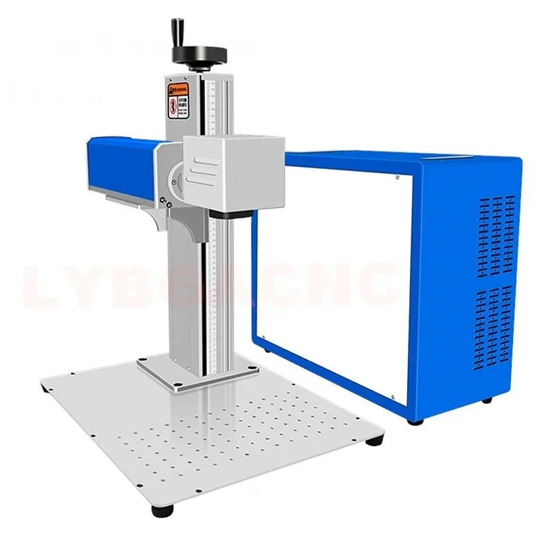 20W 30W 50W Fiber Laser Marking Machine Metal Engraver for Metal Steel Jewelry Gold  MAX Raycus Optional Upgrade Rotation axis