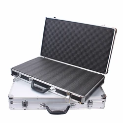 Tool Box Aluminium Equipment Case Protable Toolbox for Mechanic Large Capacity Suitcase Hard Case 58x32x8.5cm Rectangular toolbo