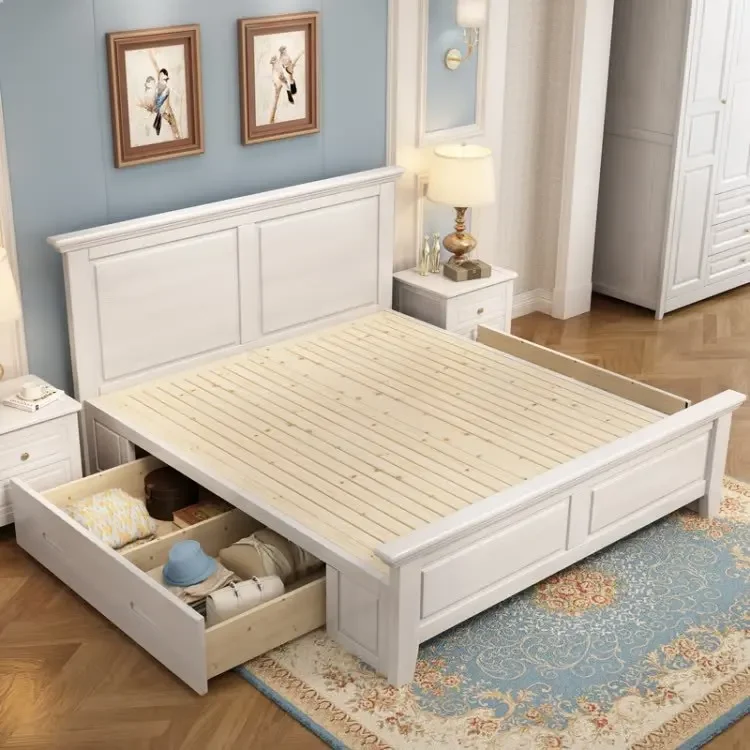 

Мебель, многофункциональная европейская кровать для малышей, детский спальный гарнитур для девочек, детская деревянная кровать с экономией места для хранения