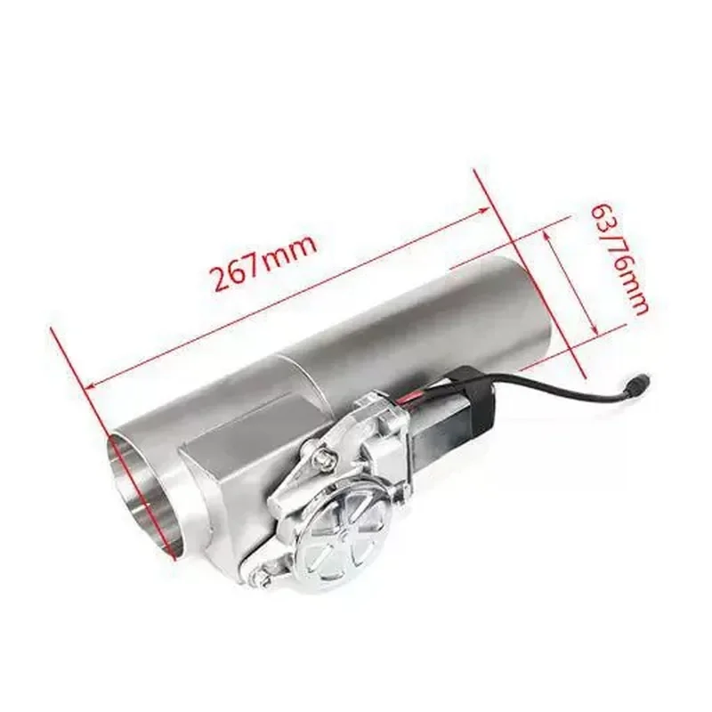 for 63MM 76MM Exhaust Pipe Stainless Steel Electronic Control Valve Sound Changing Remote Control Variable Valve