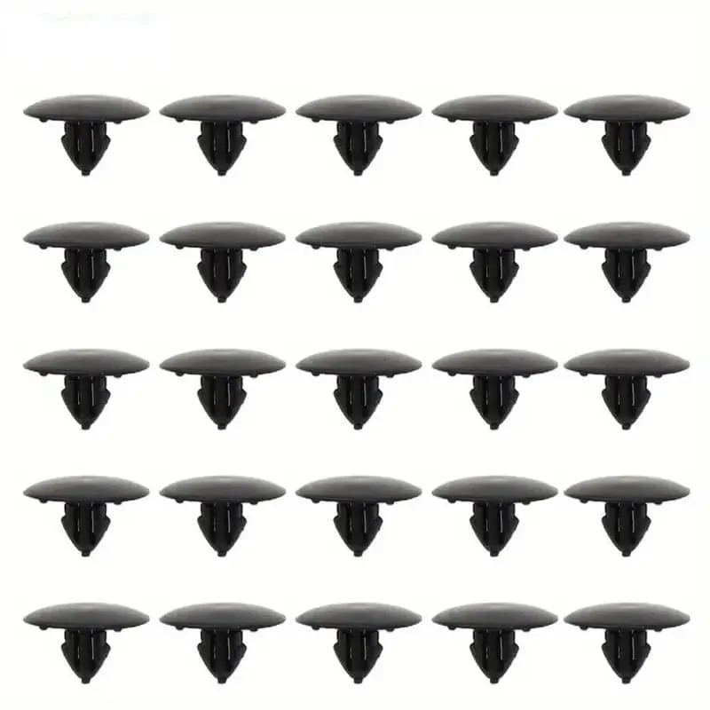 50 Pcs Car Black Plastic Clips Fastener Hood Insulation Retainer For Toyota 90467 09050 Rivet Retainer Car Accessories