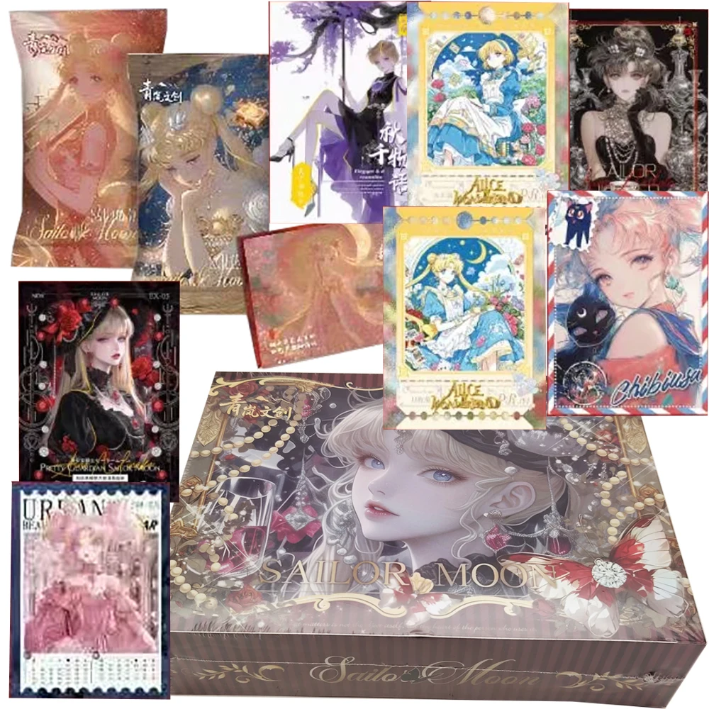 

Sailor Moon Japanese Magic Anime Collection Card Charming Magical Girl Tsukino Usagi Kino Makoto Limited Character Cards Gifts
