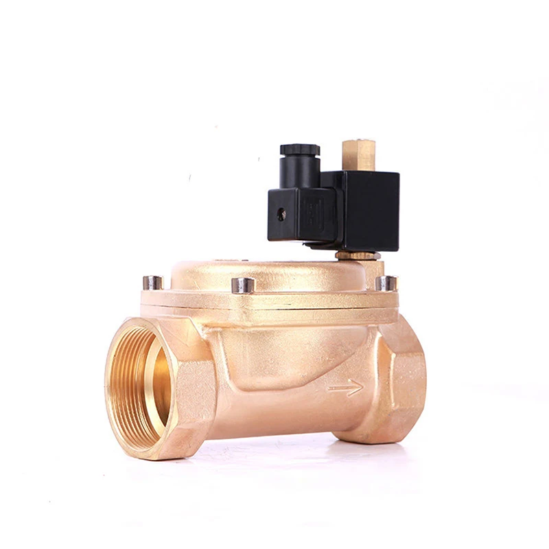 

2" Normally Open High Pressure Solenoid Valve 110V 24V 12V 24v 0955 Brass Solenoid Valve