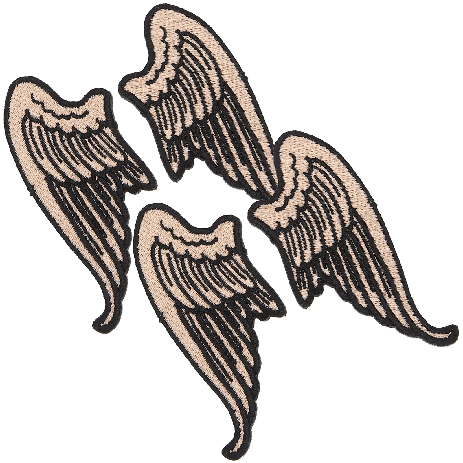 

Wing Patches Embroidered Sewing Applique For Clothes Jackets Backpacks Hats Durable Chic Design Diy Fabric Decoration