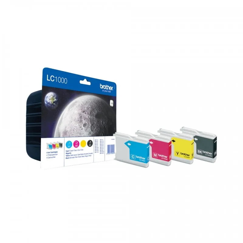 Brother LC1000 Pack of 4 original ink cartridges-LC1000VALBP LC1000VALBP tintasycartuchos.com