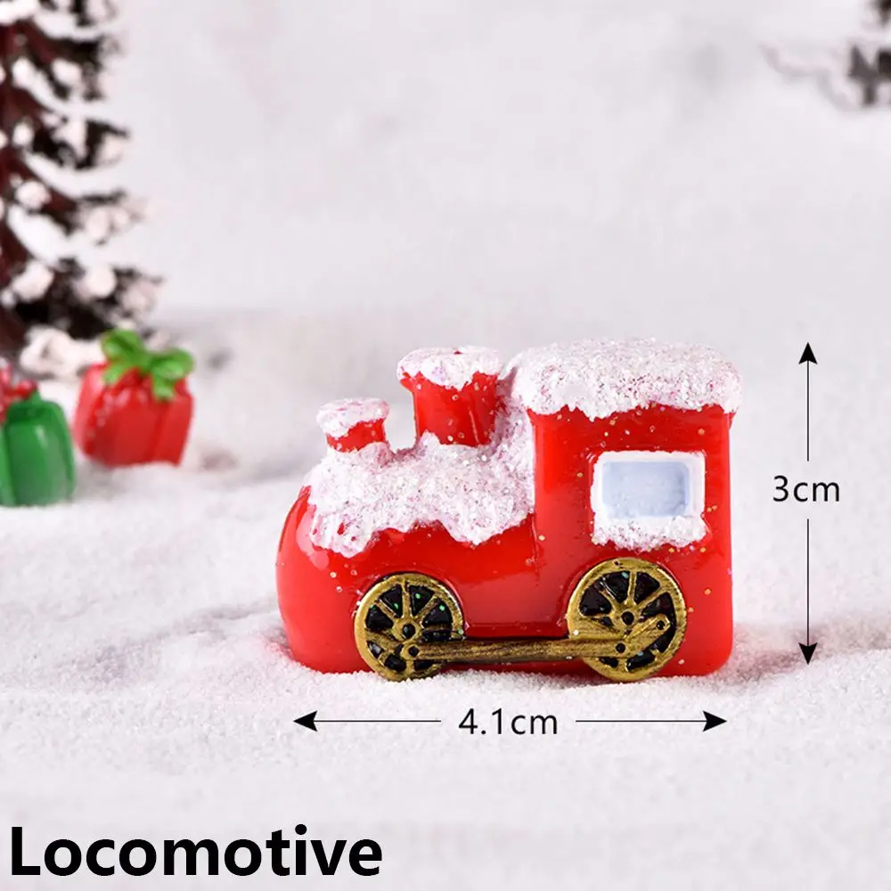 

1PC Gift Micro Landscape Home Decor Doll House Snowman Figurine Christmas Decorations Mini Santa Claus Xmas Ornament