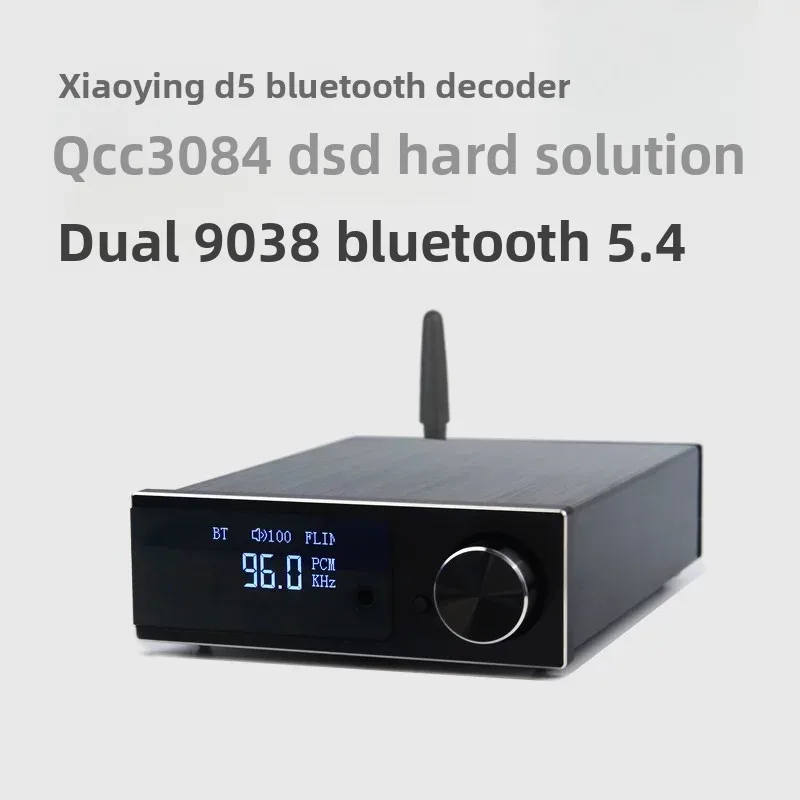 

D5 ldac bluetooth dual es9038 decoder 5.4 lossless audiophile wireless audio aptx receiver
