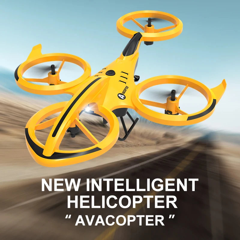 Mini Indoor Four Axis Handheld Aircraft Stunt Remote-controlled DroneChildren's Toy Helicopter