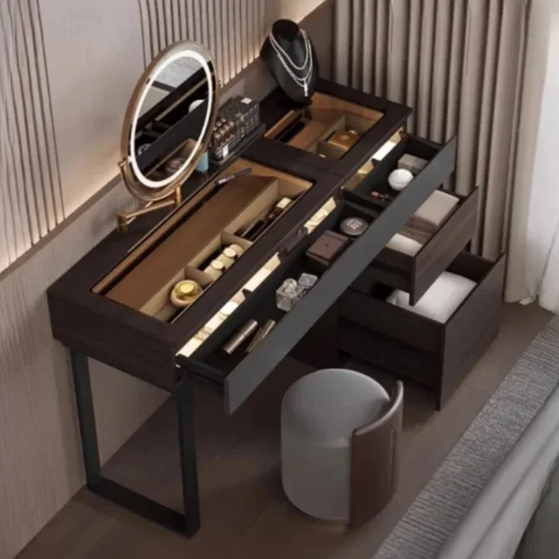 Sleek Modern Small Spacious Dressing Table Industrial Strong Classic Stylish Dressing Table Mobile Toeletta Bedroom Furniture