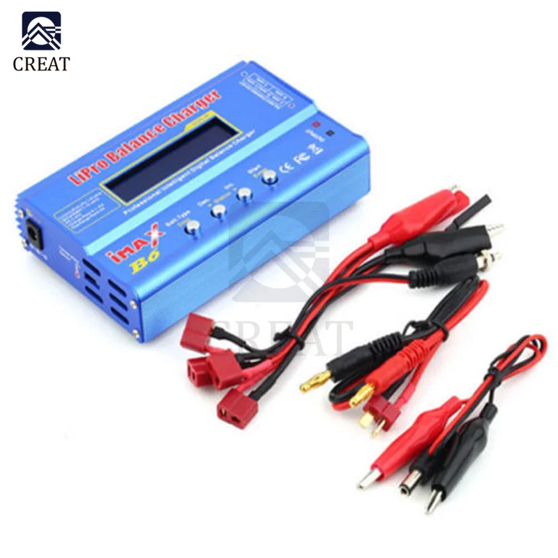 iMAX B6 Li-ion Battery Charger RC Lipo NiMh NiCD Battery Power Bank Balancer Charge Discharger LCD Digital Display