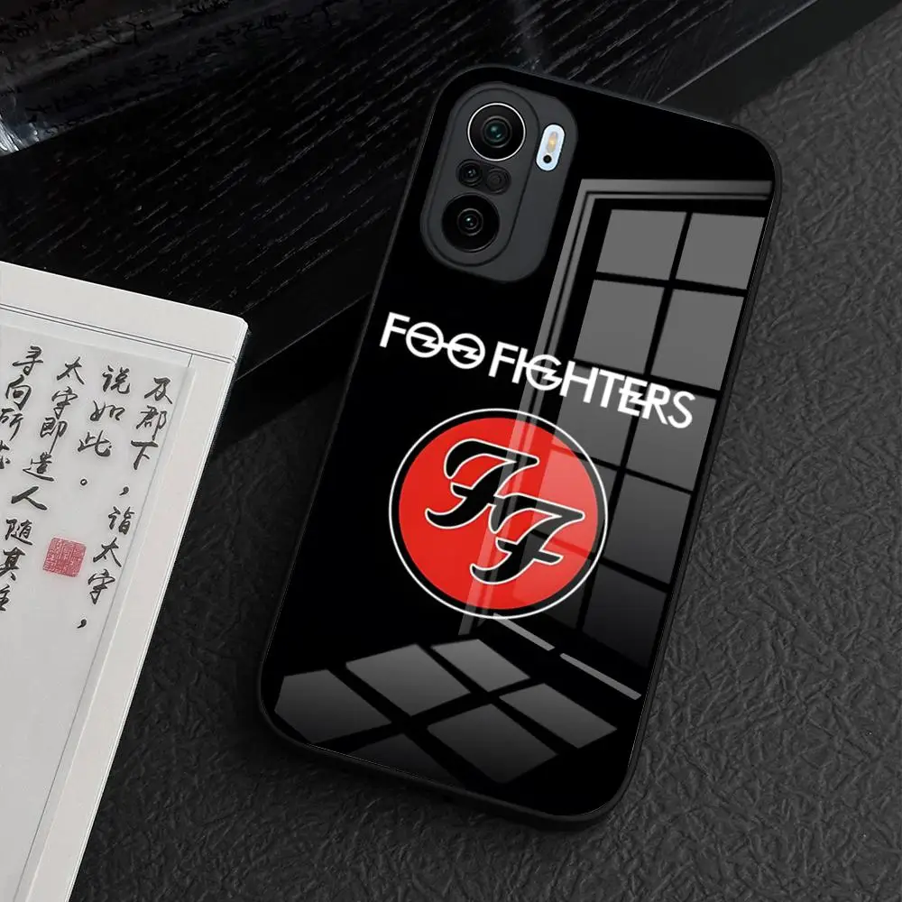 Band F-Foo Fighters Phone Case For Xiaomi 14 Lite 12 Pro 11t 13 Lite POCO M6 M5 X6 X5 X3 NFC F5 F6 Pro Glass Cover