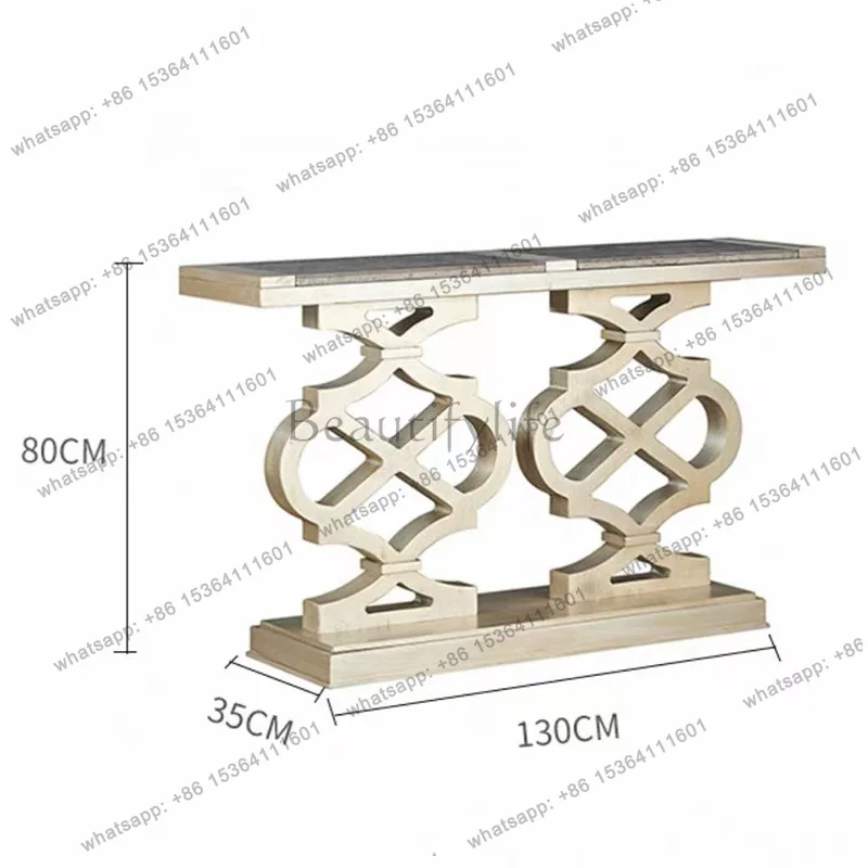 jj5 Modern Premium Console Table Exquisite Creative Italian Design Entryways Table Trendy Premium Scrivania Living Room Furnitur