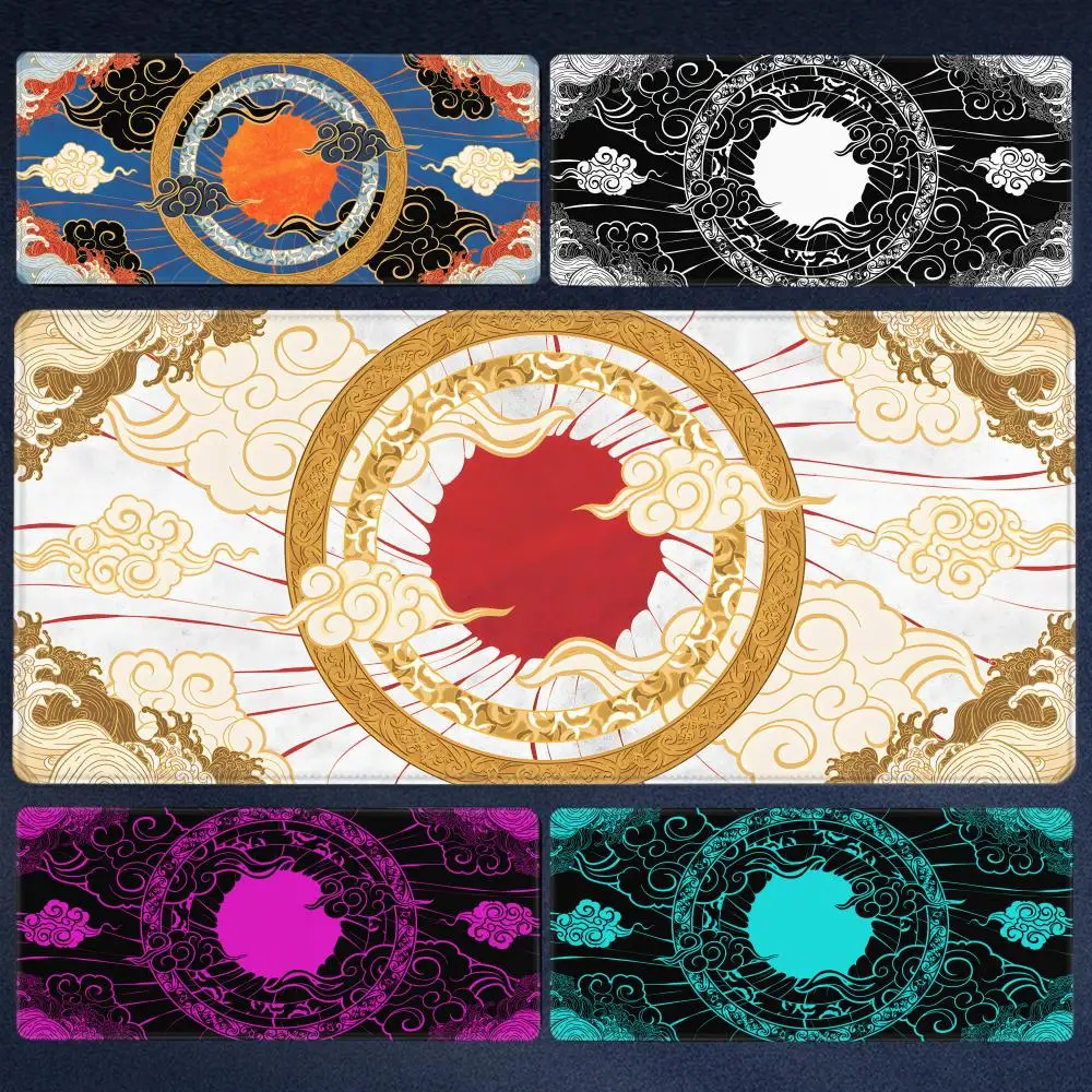 

Phangkey AMATERASU Mousepad Deskmat for Mouse Mechanical keyboard 900 400 4mm Stitched Edges Rubber High quality soft Rubber