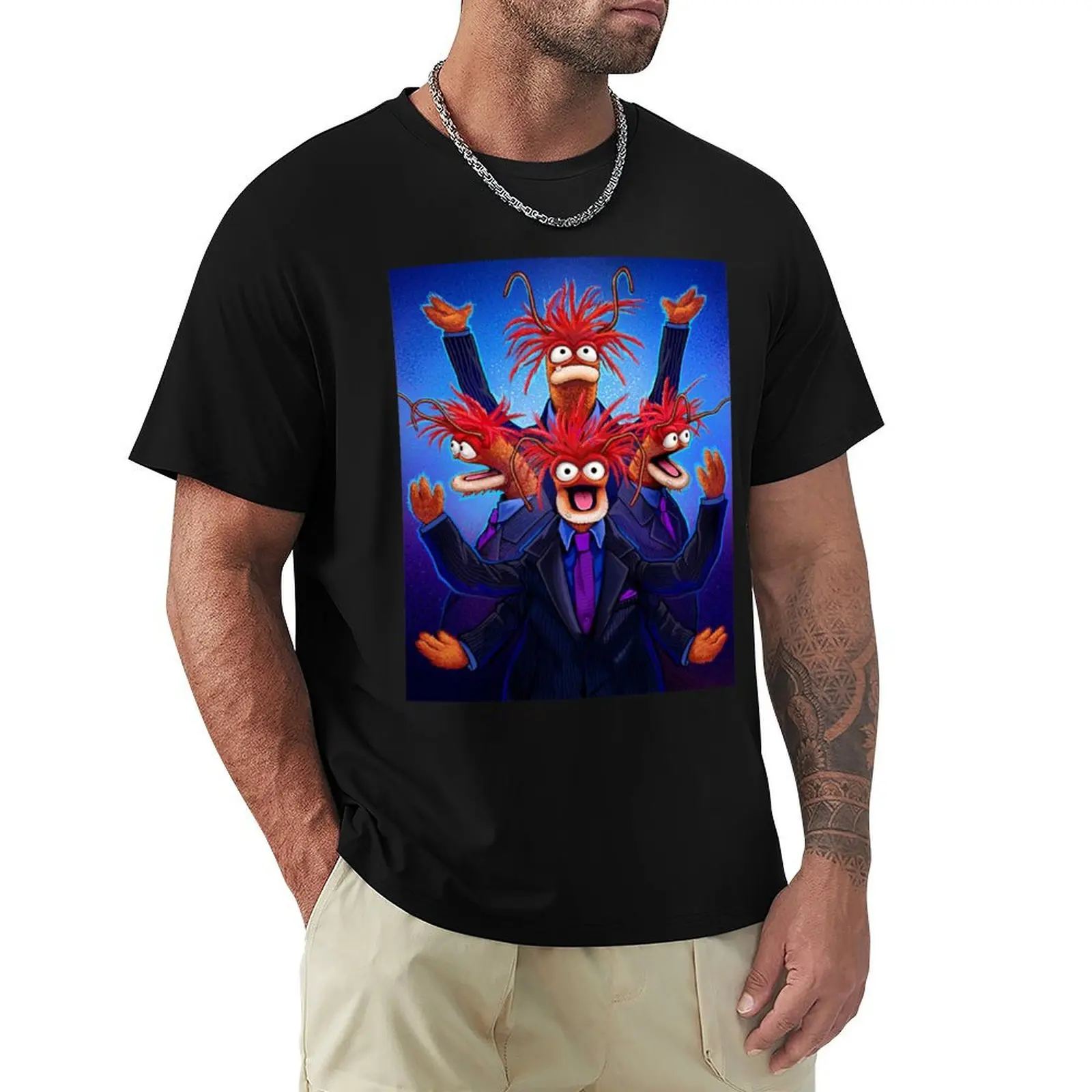 

Pepe Prawn The Muppets Now T-Shirt cute tops cotton graphic tees clothes for men