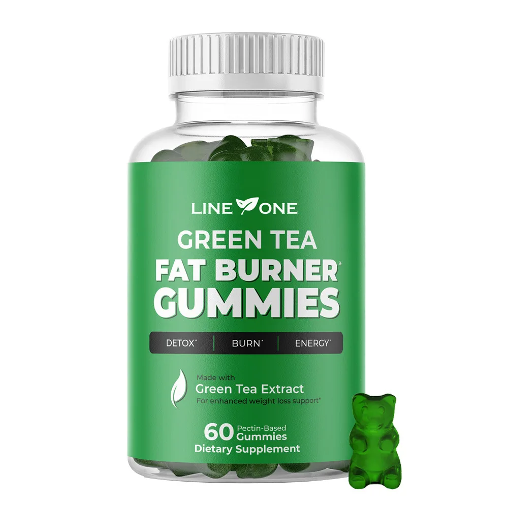 Green Tea Dietary Supplement for Women and Men to Maintain Body Shape and Change Body Shape 60 gummies/bottle