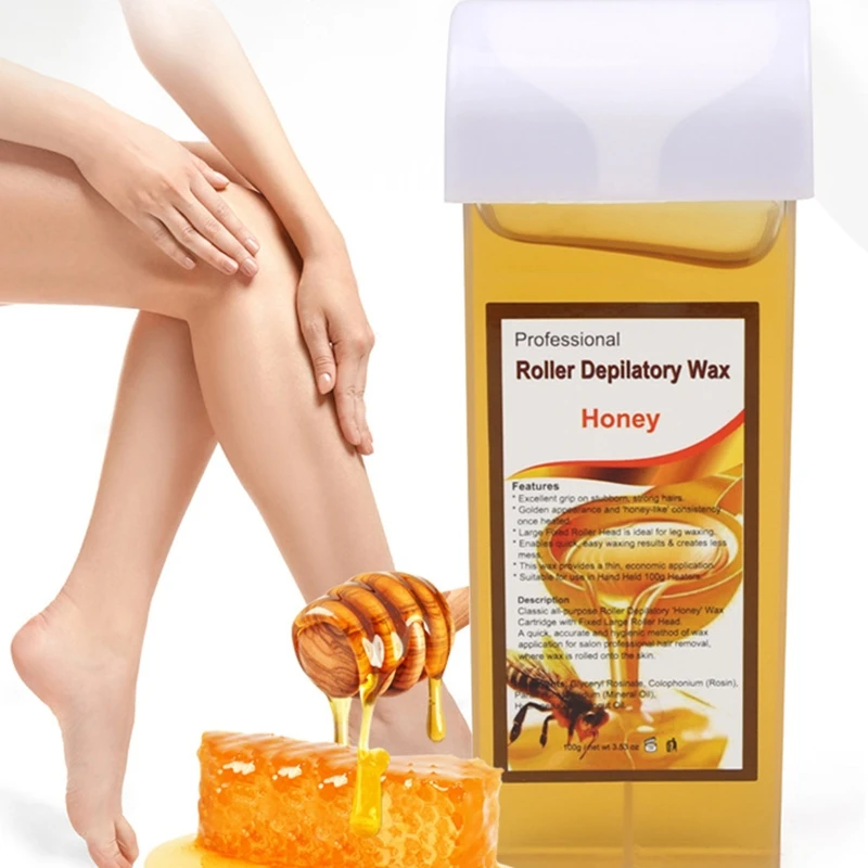 100g cera depilatoria delicata Non irritante crema depilatoria calda cartuccia di cera cera d'api Warmer ceretta per donna uomo Dropshipping