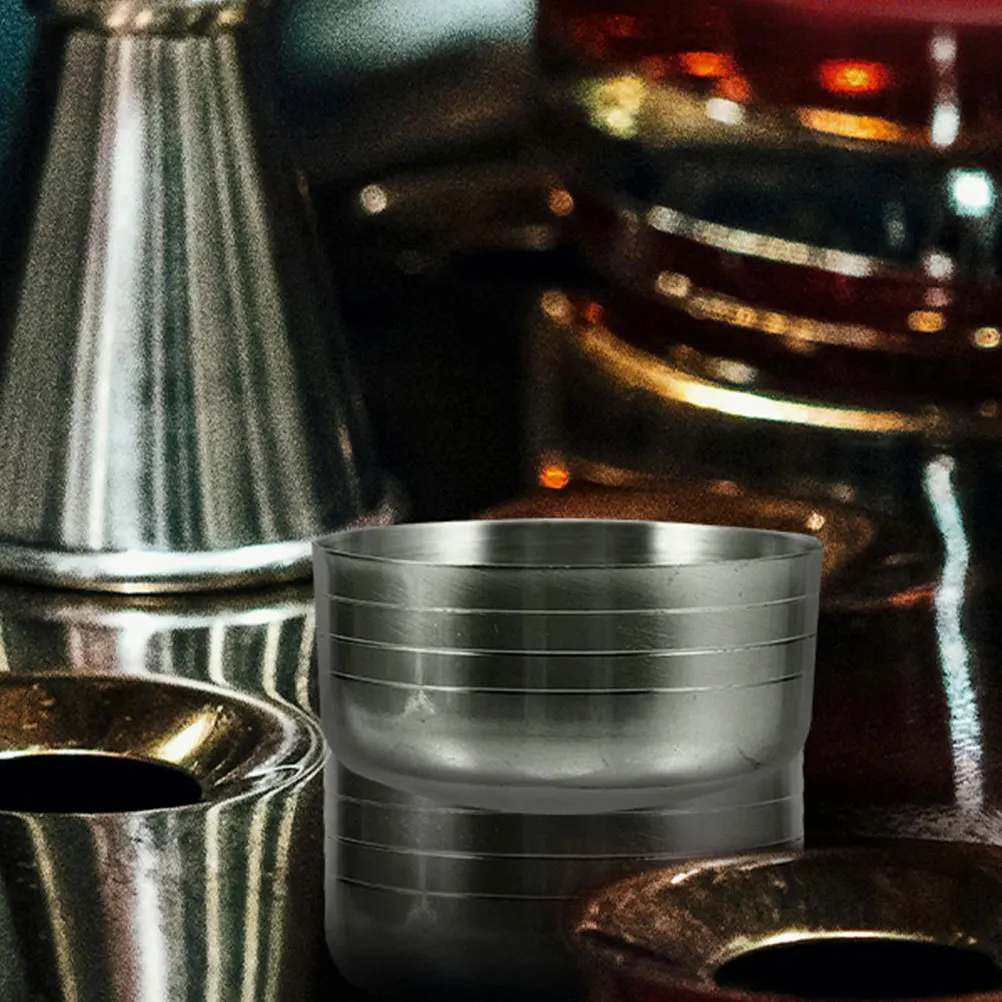 

3Pcs Cocktail Shaker Lids 550Ml Stainless Steel Replacement Bottle Caps Leakproof Mixer Tops for Shaker Cups Milk