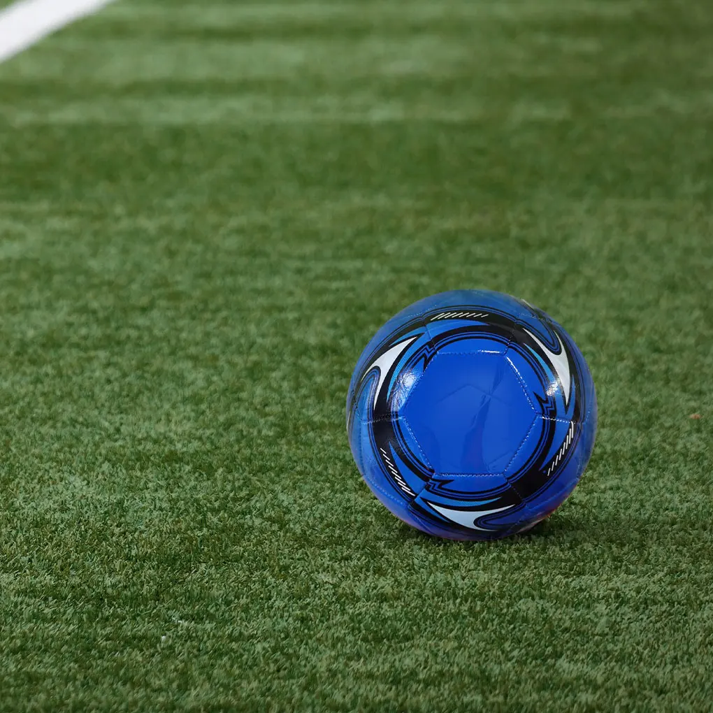 ลูกฟุตบอลเด็ก สนุกสนานสำหรับเด็ก หนัง PU กันน้ำ ลูกฟุตบอลฝึกซ้อม ฟุตบอลพีวีซี สีฟ้า