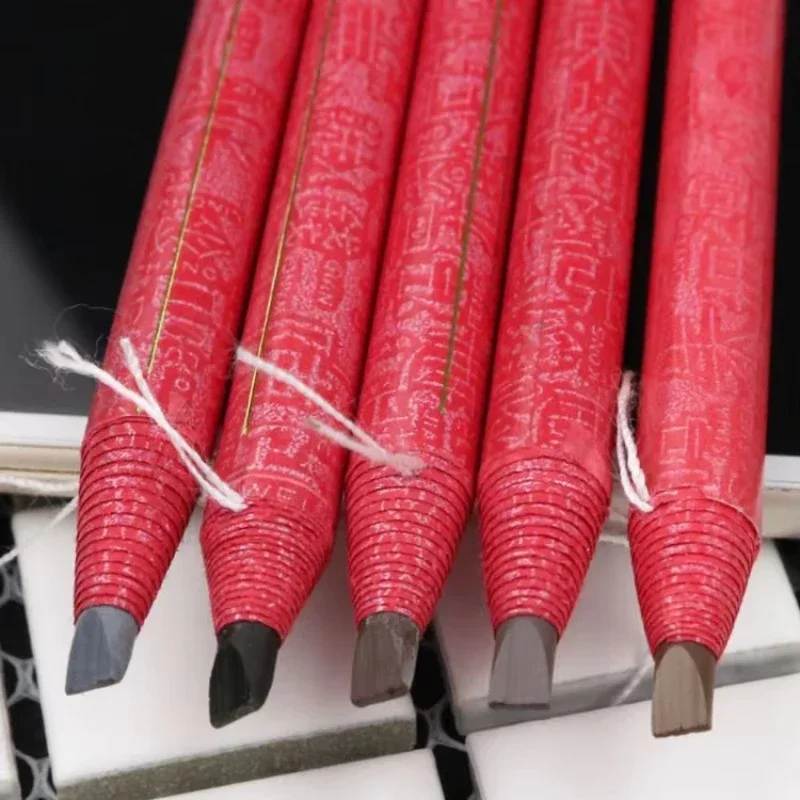 Lápiz de cejas para tatuaje, maquillaje de estilo chino, resistente al agua, potenciadores de tinte, cosméticos profesionales de larga duración