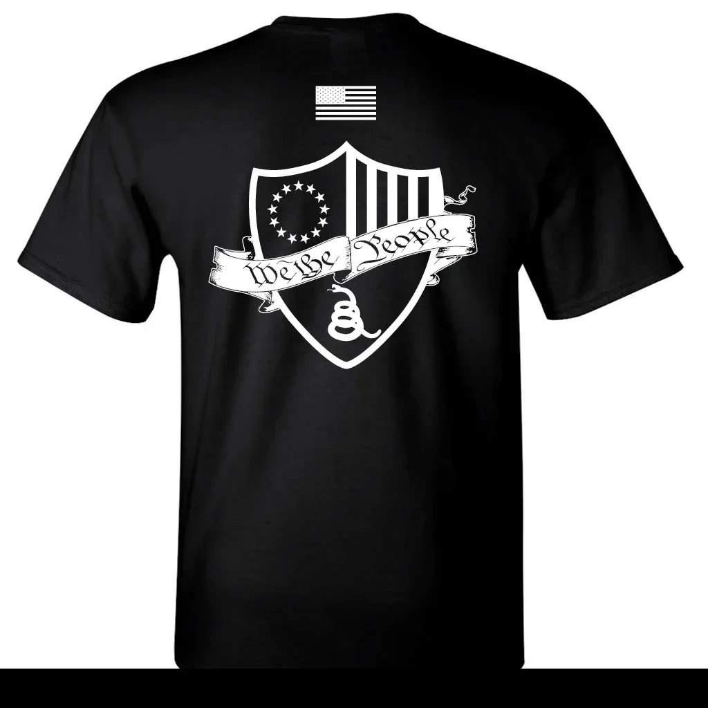 We The People T-Shirt 100% Cotton O-Neck Short Sleeve Summer Casual Mens T-shirt Size S-3XL