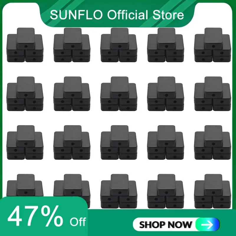

SUNFLO 100Pcs Waterproof Plastic Electric Project Case Junction Box 55X35x15mm