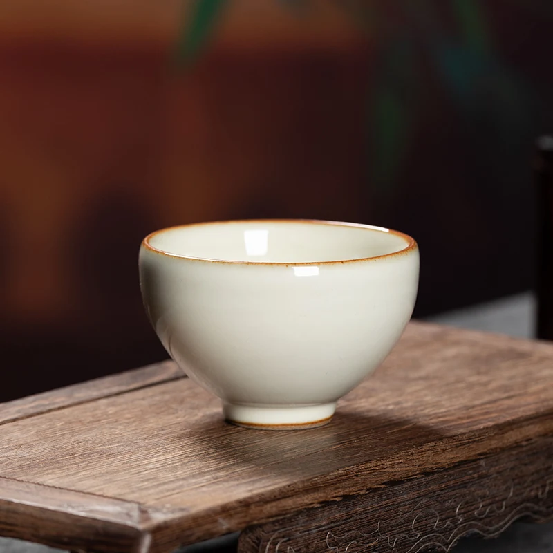

|Longquan Celadon Master Cup Tea Cup Individual Single Cup Special Kung Fu Tea Set Chinese Ceramic Household Handmade Tea Tastin