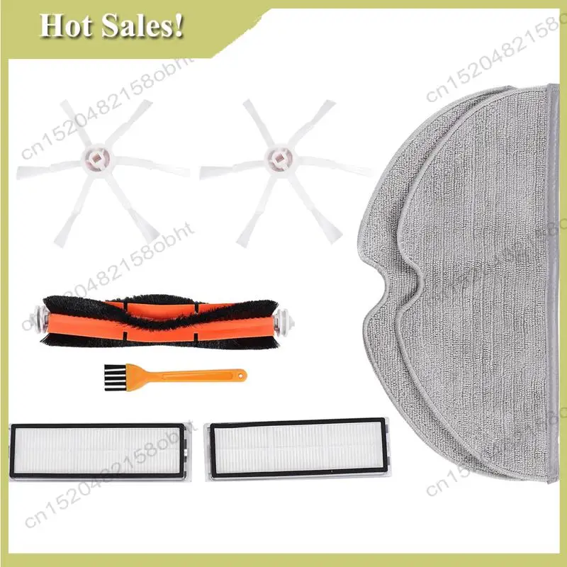 -PQWN For Xiaomi Mi Robot Vacuum Mop 2 STYTJ03ZHM Filter Mop Cloth Mijia Robot Vacuum Cleaner Main Side Brush Spare Parts
