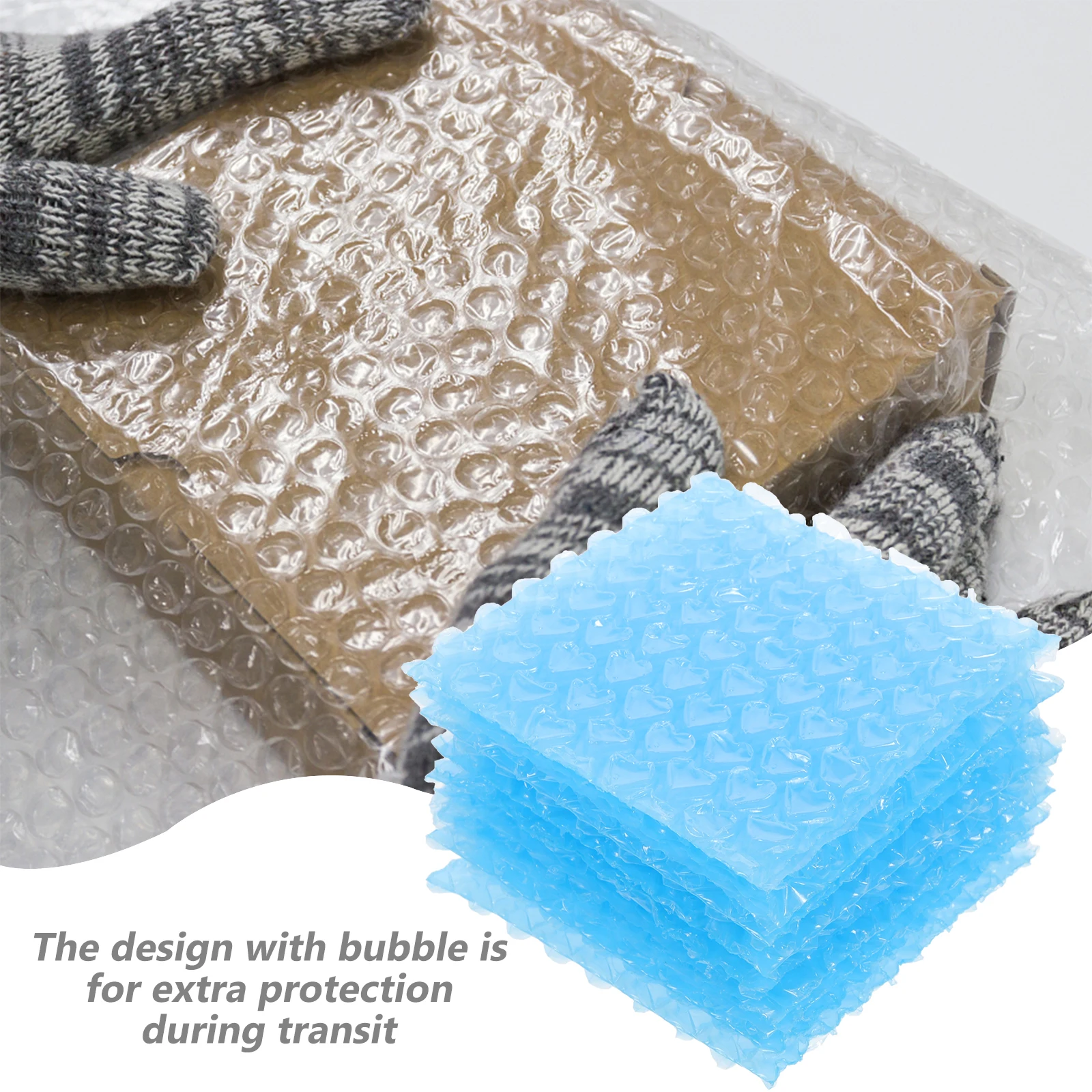 

60 Pcs Love Bubble Bag Cushioning Bags Pouches Packing Shipping Mailers Shockproof