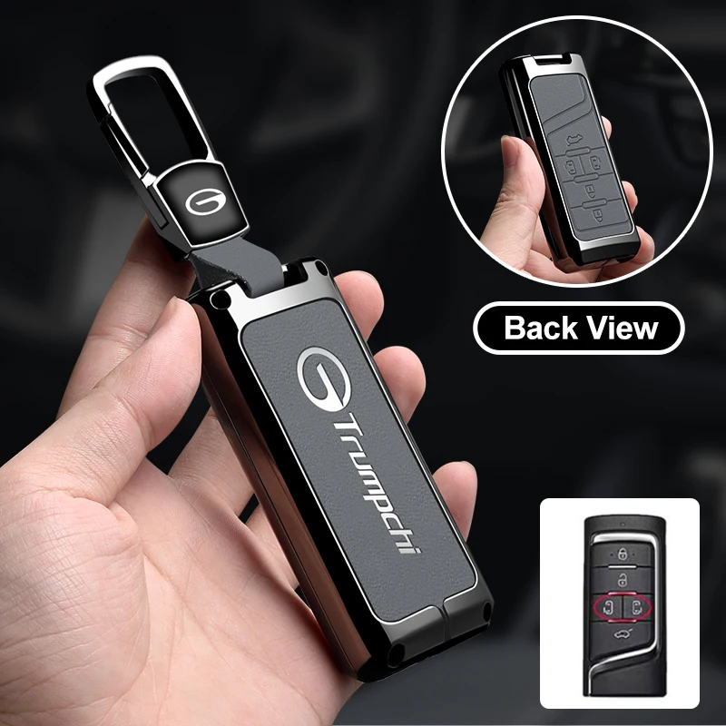 Car Key Case Cover For GAC Trumpchi GS4 GM8 GA3 GA6 SGS7 GA4 GS5 GS3 Legend GS8 Keychain Keyless Shell Accessories