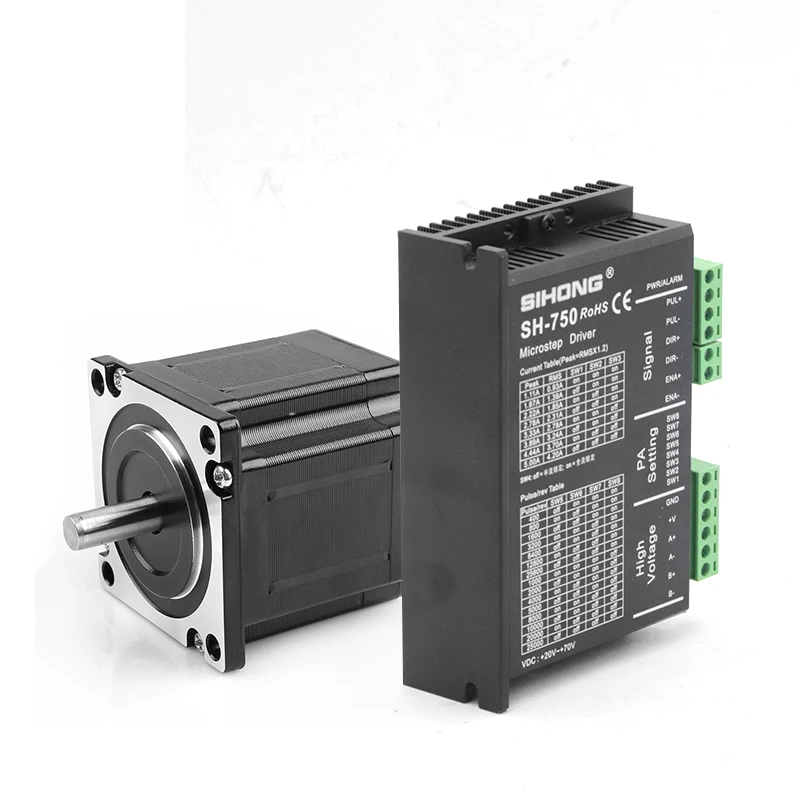 Siheng Motor Factory's Hybrid 2nm 2-Phase Nema 23 57mm Wire Stepper Motor 3Nm AC Motor for Folding Machines