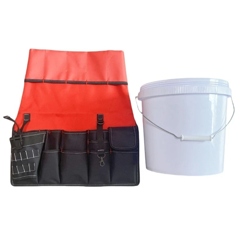 

Small Multifunctional Tools Bucket Bag Electrician Repair Outdoor Cleaning Storage Portable Portable Portable