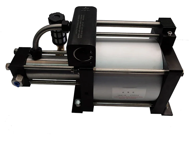 GB40 150-300 Bar Pressure air driven nitrogen/helium/argon/butane gas booster transfer pump