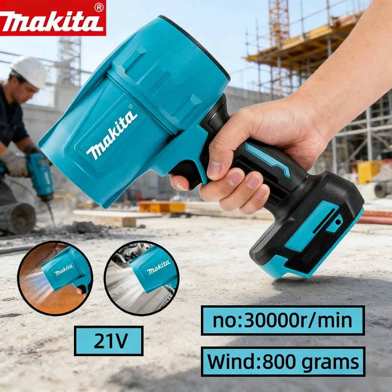 

Makita 30000RPM 18V Violent Blower Turbo Jet Fan Rechargeable Electric Air Duster wind speed Turbo with Light Car Cleanin