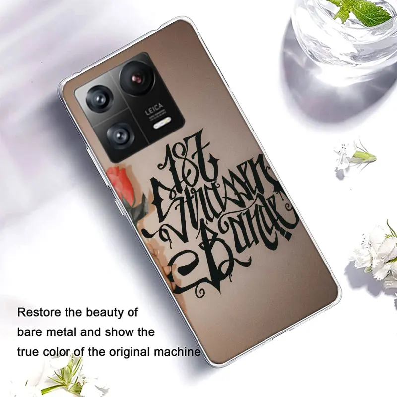 187 Strassenbande Clear Luxury For Xiaomi Poco X5 X6 X7 F6 Pro X4 F4 GT X3 NFC Mi F5 F3 F2 F1 M5 M4 M3 Phone Cover Case TPU Coqu