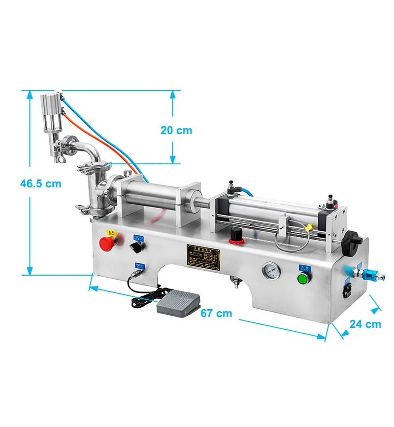 Máquina de enchimento de líquido de garrafa manual pequena semiautomática hummus mel preço da máquina de enchimento de creme cosmético