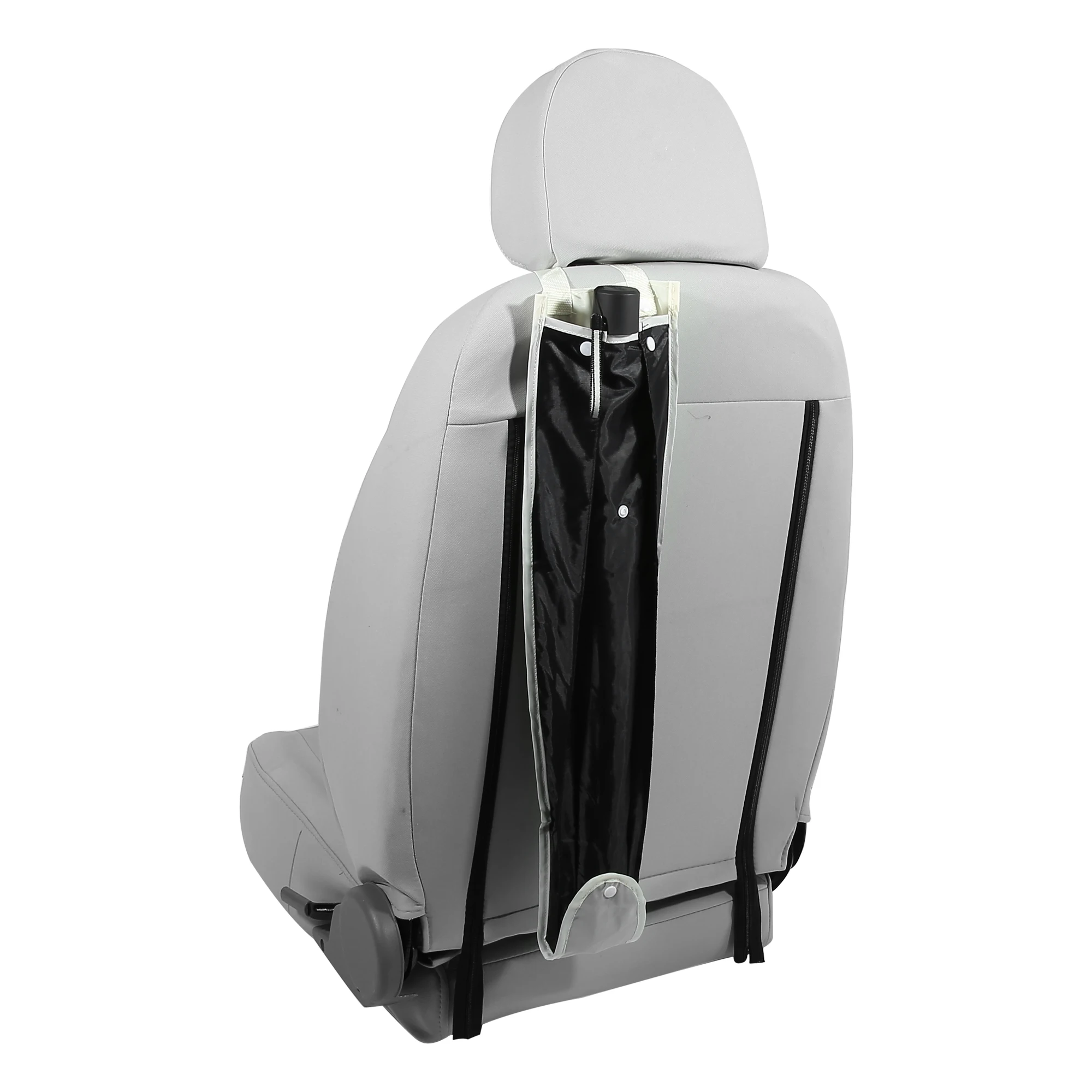 Uxcell Multifunction Car Back Seat Umbrella Storage Holder Hanging Waterproof Bag Sets Black Car Accessories