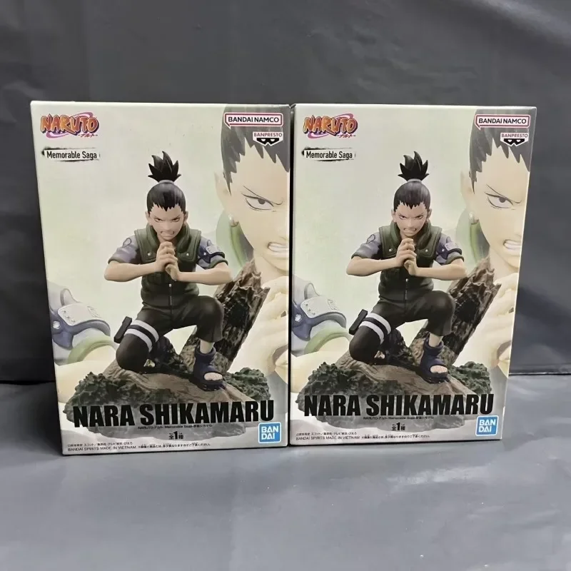 

Original Bandai Memorable Saga Naruto Nara Shikamaru 8Cm Genuine Anime Figure Pvc Mode Collectible Toys Birthday Gift