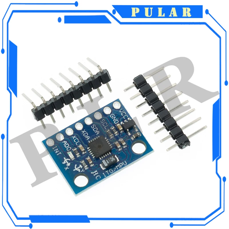 1Pc PLR GY-521 MPU-6050 MPU6050 Module 3 Axis Analog Gyro Sensors+ 3 Axis Accelerometer Module