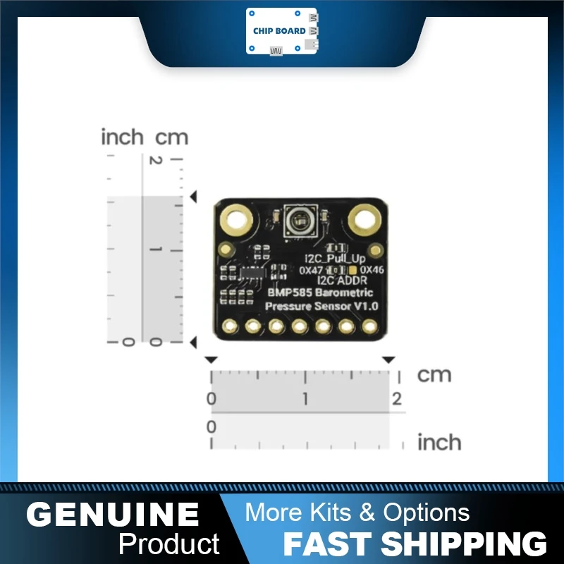 

Модуль барометрического датчика DFRobot Fermion BMP585 с датчиком Bosch BMP585, точность ±0,3 гПа, связь I2C SPI I3C