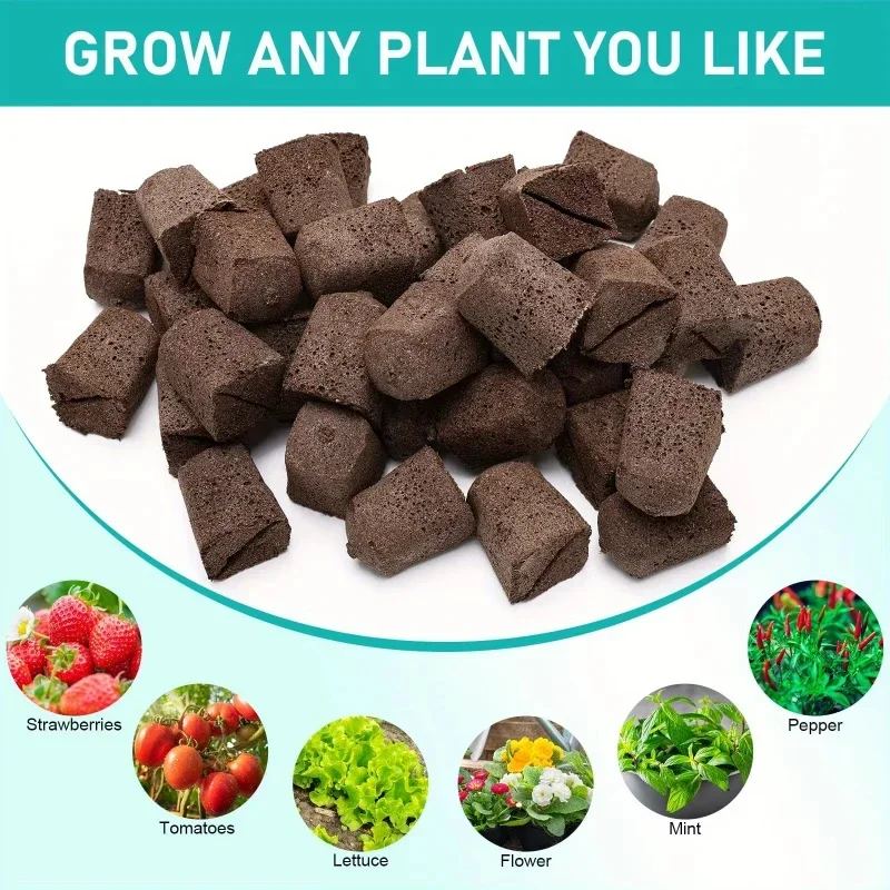 2026 Latest Models Cuttage Growth Stone Suitable for AeroGarden Hydroponic Planting Medium, for Seedling Planting Box Supplement