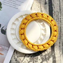 Round Photo Frame Silicone Cake Baking Mold Sugarcraft Chocolate Cupcake Resin Tools Fondant Decorating Tools