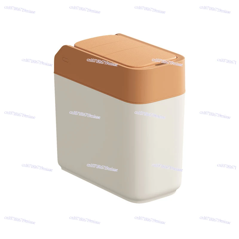

Induction Sanitary Bucket Electric Household Living Room Kitchen Bedroom Bathroom Narrow Crack High-end Light Luxury Smart Trash