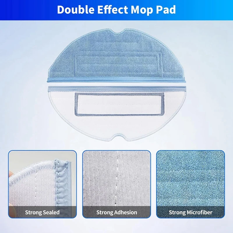 ملحقات بديلة للمكنسة الكهربائية Roborock S7 Maxv Ultra / S7 Pro Ultra، مجموعة ملحقات تتضمن مرشح فرشاة الأسطوانة