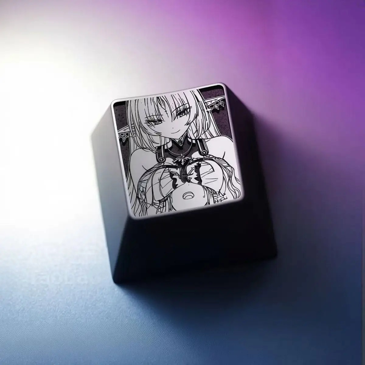 Anime Keycaps ESC 1U Cherry Profile Keycaps Custom Keycaps for Mechanical Keyboard Caps DIY Metal Key Caps Gifts JX-03 keycap